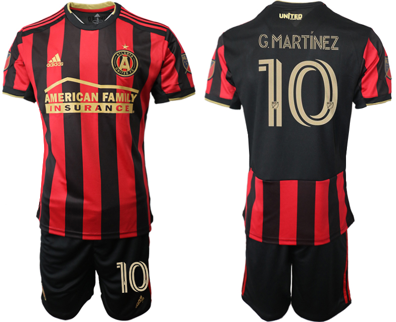 Men 2020-2021 club Atlanta Union home #10 black Soccer Jerseys